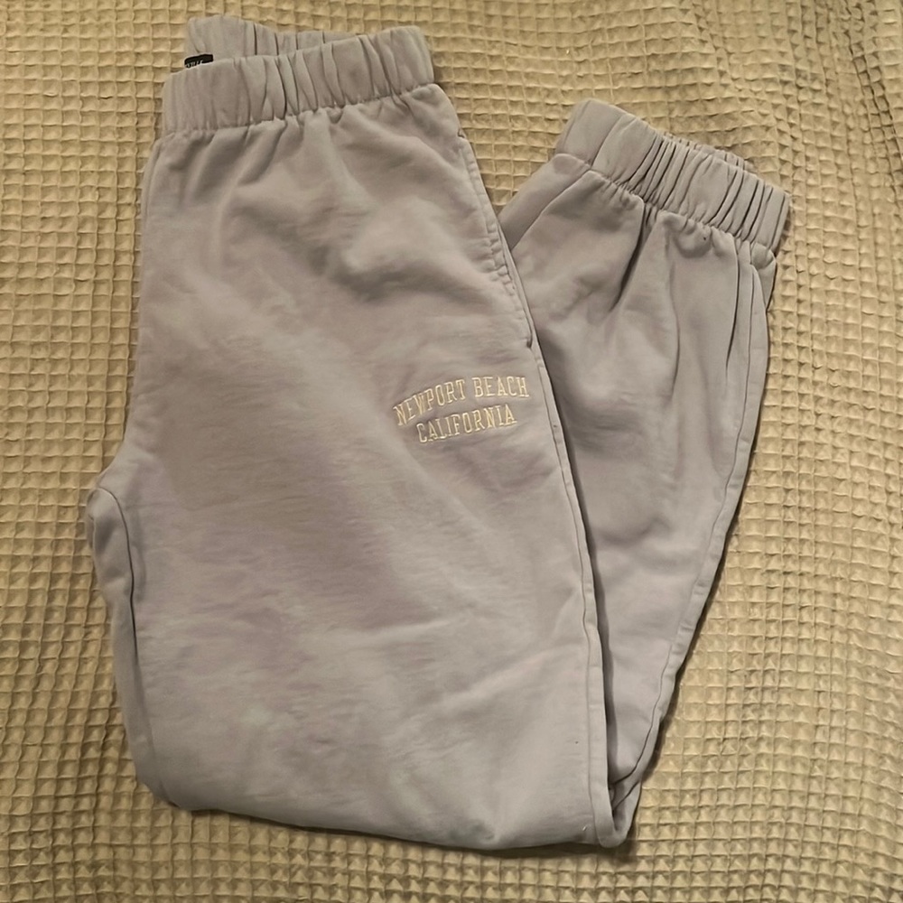 brandy melville light blue sweatpants